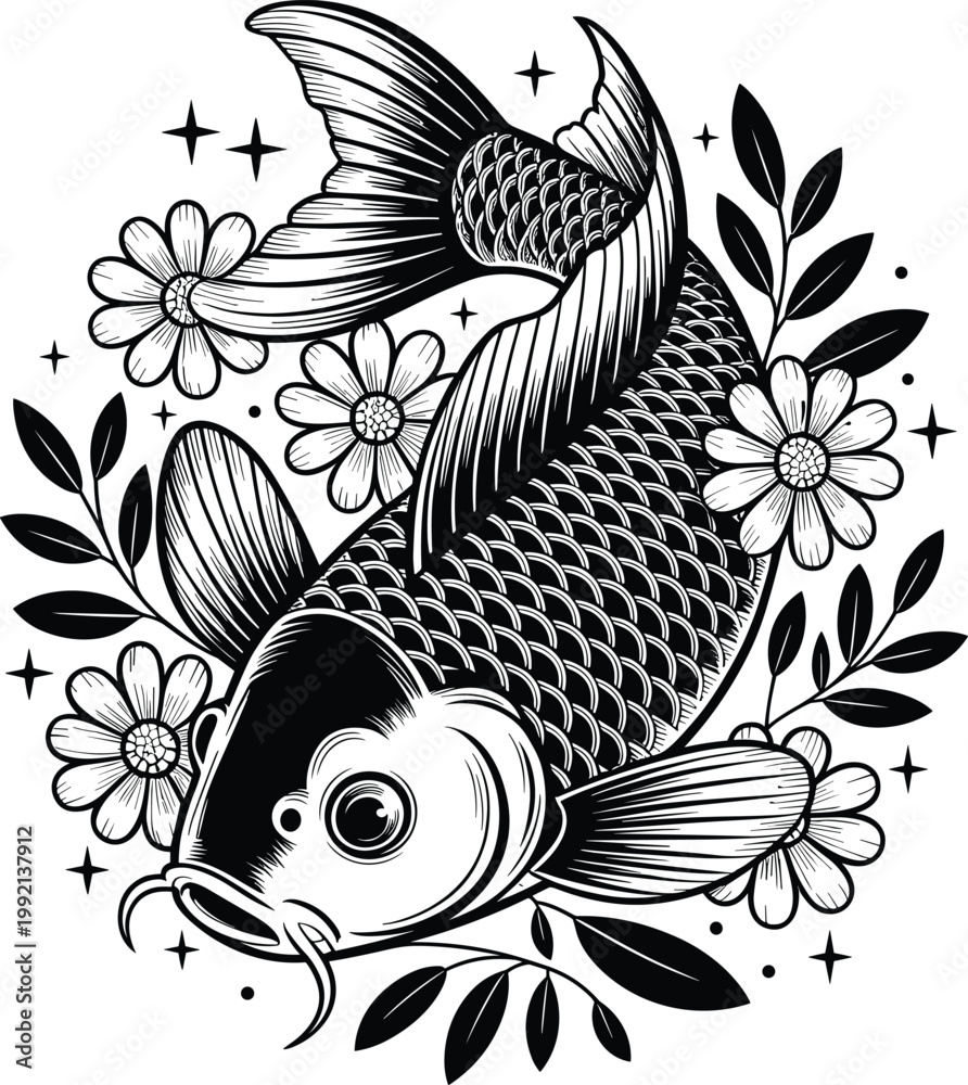 Fototapeta premium Goldfish SVG, Fish bowl svg, Fish svg