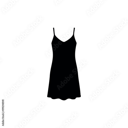 Slip silhouette icon vector illustration.
