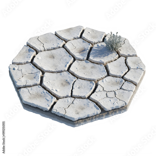 Frosted glass surface with intricate ice crack patterns and condensation droplets