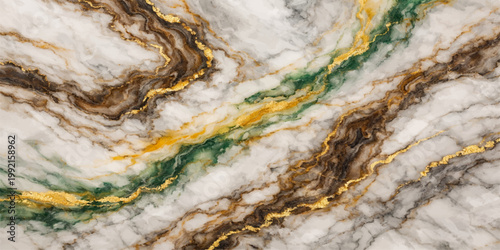 Rough brown tree bark and old stone surfaces are covered in green moss and natural lichen patterns in this abstract nature closeup