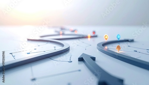 Ephemeral trajectories of time and progress