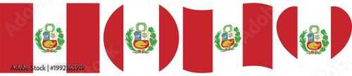 Peru flag illustrator country flags symbol National Collection International  Set