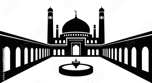 Mosque Building Architecture Islamic Design.