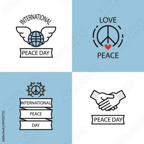 Professional deal and cooperation icons for business and finance vector