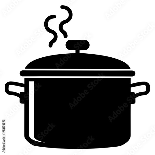 Pressure Cooker Whistle Blowing Silhouette Transparent Background