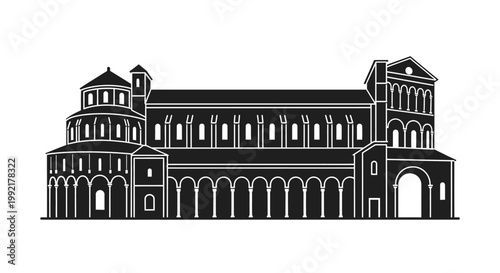 Pisa Cathedral Architectural Building Design.