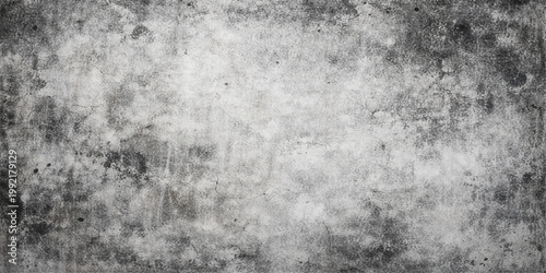 A dark and aged grunge metal texture background featuring a rough grey concrete wall pattern with a dirty vintage stone surface design