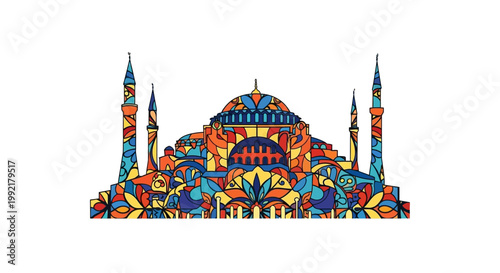 Hagia Sophia Mosque Architecture Design.