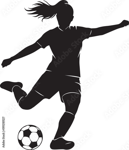 Stylized black vector illustration of hot steaming coffee cup on saucer surrounded by scattered roasted beans on grey background.