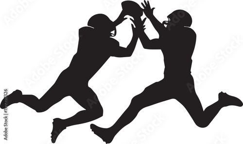 Black silhouette of traditional coffee pot and mug isolated on background for kitchen cafe and restaurant menu design elements.