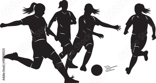 Silhouette of person sitting at table writing in notebook and holding coffee cup, creative thought concept.