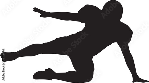 Black silhouette of hot steaming coffee cup with coffee beans around it isolated on checkered background.