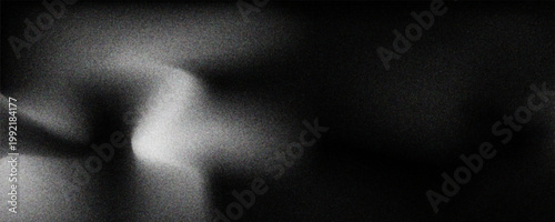 Old retro film frame texture. Black and white grain noir movie background. Vintage photo filter template with light leak, grain,