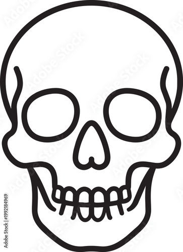 Skull Silhouette Black Vector