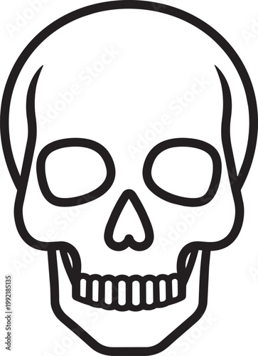 Skull Silhouette Black Vector