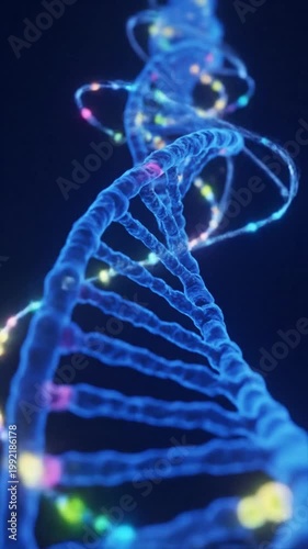 DNA Helix Animation - A Journey into the Building Blocks of Life.