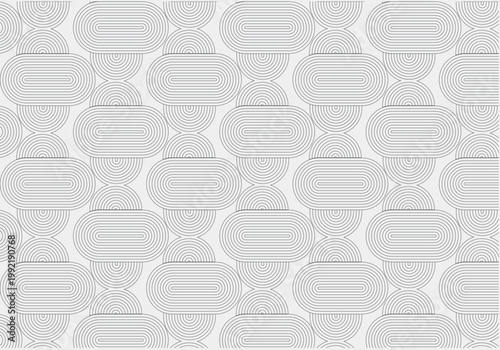 Minimalist geometric line pattern with black strokes on light grey