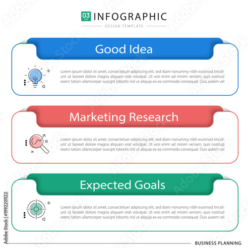 Infographic 3 Step timeline journey, calendar Flat simple infographics design template. presentation graph. Business concept with 3 options, vector illustration.
