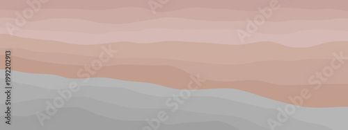 Soil and rock layers cross section