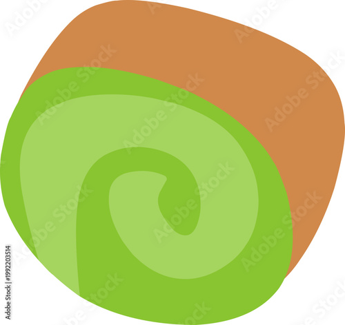 Japanese Matcha and Green Tea Ceremony Decoration Illustration