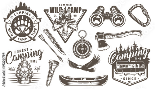 Camping gear showcase