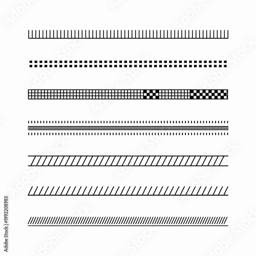 racing stripes for car tuning pack, stickers for covering car bodies isolated vector illustration on white background, dynamic speed inspired stripe decals for automotive customization and modern vehi