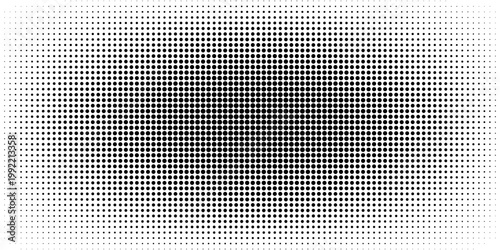 Grunge halftone gradient background. Faded grit noise texture. White and black sand wallpaper. Retro pixelated backdrop. Anime or manga style comic overlay.