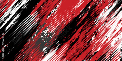 Gaming esport background striking stripes electric banner vector illustration design red black grunge brush wing comic pattern modern abstract concept livery stripes decal paint splash splatter.eps 10
