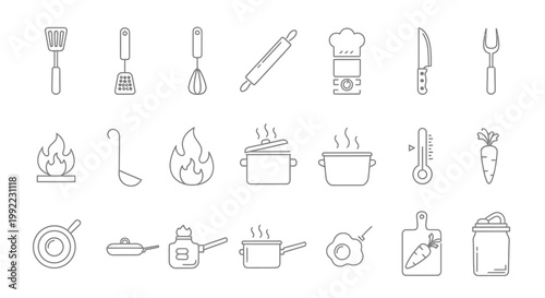 Kitchen Utensils and Cooking Tools.