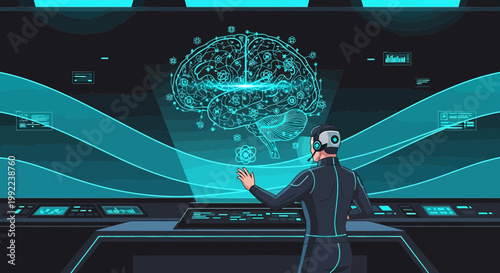 Future of neurological research with interactive neural interface and data visualization