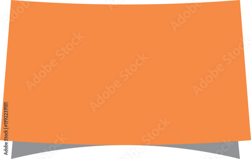 Blank paper page lying on surface with natural shadow and depth effect