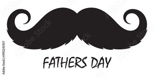 Father Teaching Son to Ride Bicycle Vector Illustration