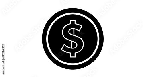 dollar, money, currency, finance, cash, usd, symbol, circle, icon, payment, economy, wealth, banking, coin, business, design, sign
