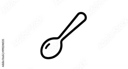 spoon icon, kitchen utensil, cutlery spoon, dining tool, food utensil, minimal spoon, simple spoon, cooking tool, tableware icon, metal spoon, kitchen icon, spoon illustration, eating utensil, modern 