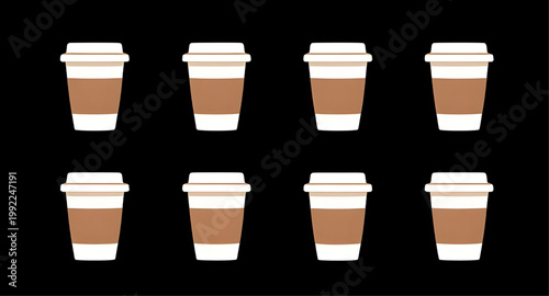 coffee, drink, beverage, hot, cold, espresso, latte, cappuccino, iced, beans, milk, pitcher, cafe, cup, mug, barista, detailed