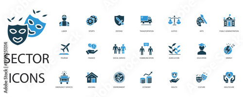 Photos sector  icons set outline and Flat Style,transparent background