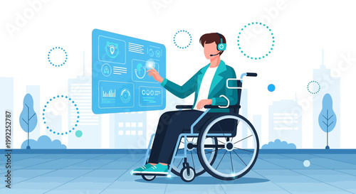 Empowering technology advancements: A digitally connected world for a man with disability