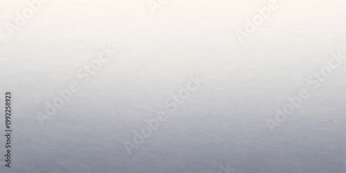 A grunge old paper texture overlays a calm blue ocean horizon where summer clouds and light mist meet the waves of a serene sea landscape