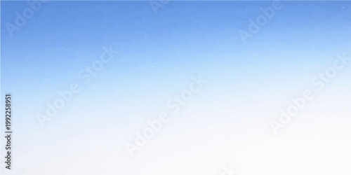 Clean blue grunge abstract background features a vintage paper texture with white light patterns and a blank sky color on a weathered metal wall