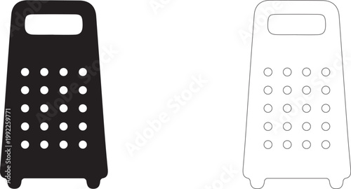 Cheese Grater vector icon.