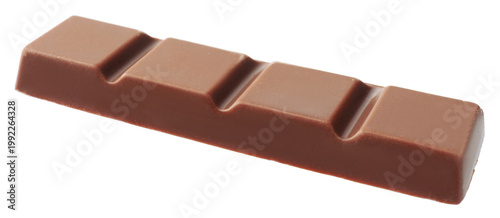 Schilderij op canvas Piece of tasty chocolate isolated on white