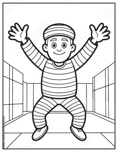 Prison Life coloring book