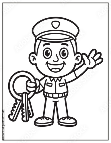 Prison Life coloring book