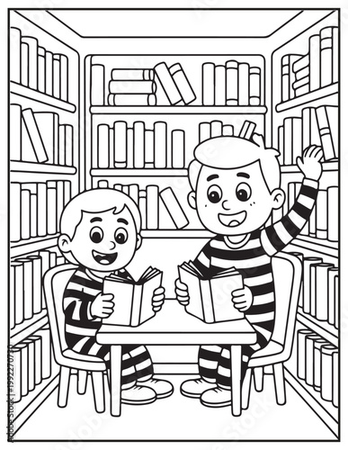 Prison Life coloring book
