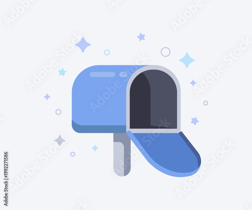 Cute Empty Mailbox Illustration Mobile App Empty State UI Screen