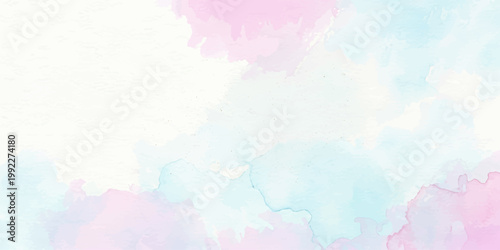 Watercolor abstract watercolor background in pastel colors, evoking a sense of tranquility and artistic expression. delicate blend of pink, blue, and teal. for print, wall art, branding