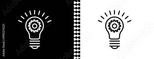 strategic UI outline icon in black and white mode - business collection. 
