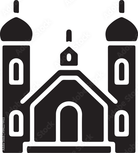 taj mahal vector icon
