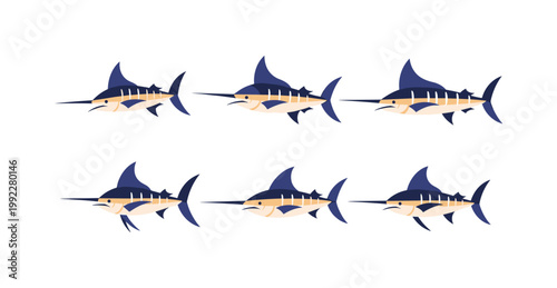 Marlin Fish Pattern