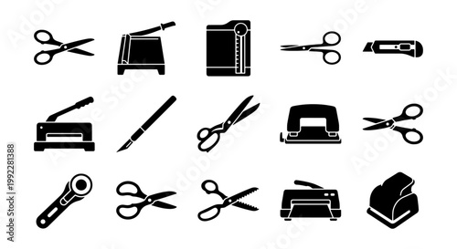 Canvastavla Crafting Tools Collection: Scissors, Cutters, Punches, and Blades for Creative P
